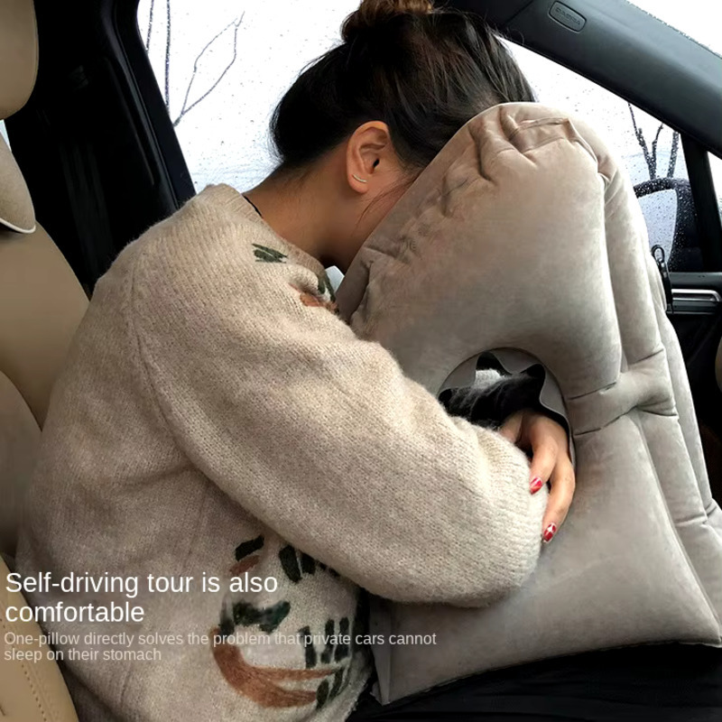 Travel Accessories For Long Haul Flights - Inflatable Travel Pillow Travel Accessories For