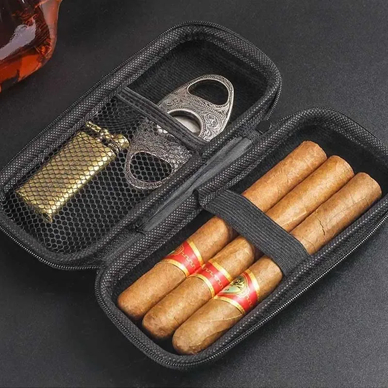 Travel Accessories Box - Portable Cigar Case EVA Light weight