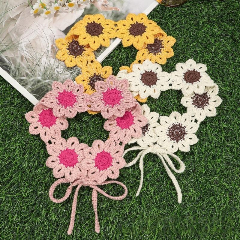 Travel Accessories Hawaii - Knitted Flower Headband Colorful Beach Hawaii