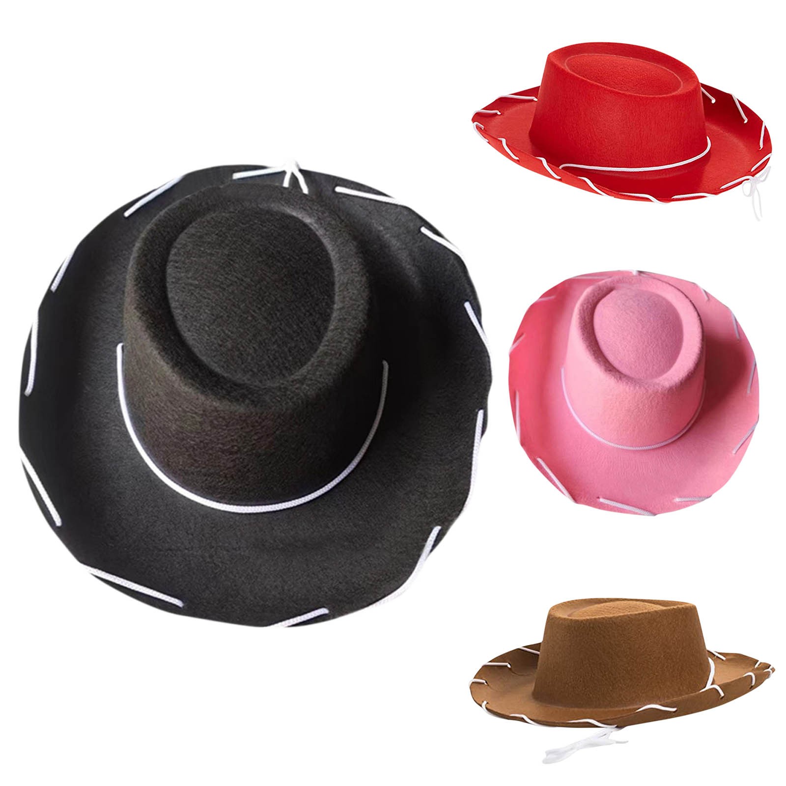Travel Accessories For Toddlers - Kids Cowboy Hat Classic Western Cowgirl