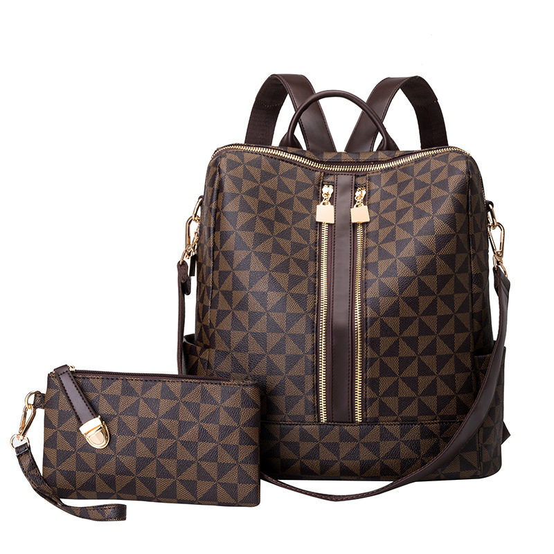 Travel Accessories Set - 2pcs Backpack And Handbag Set, For