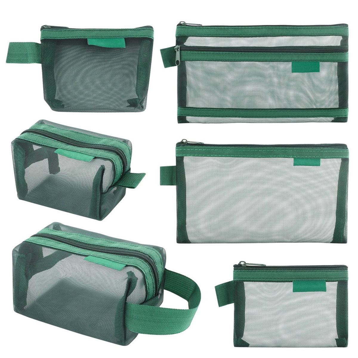 Travel Accessories To Buy - 【TODAY-BUY】~@ 6pcs Transparent Mesh Coin and