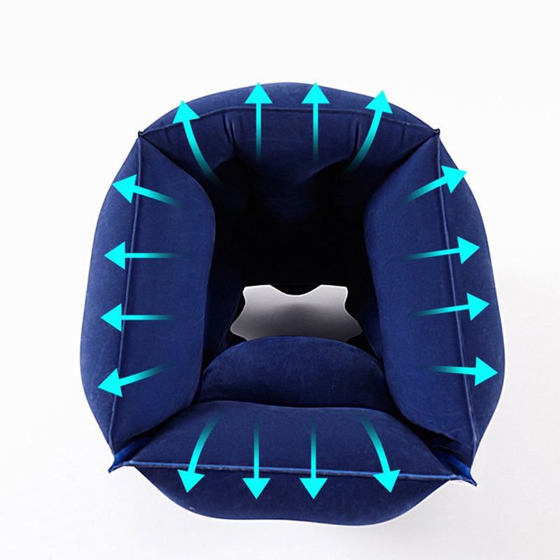 Inflatable Travel Pillow Trave - Travel Accessories For Long Haul Flights ulasan dan harga