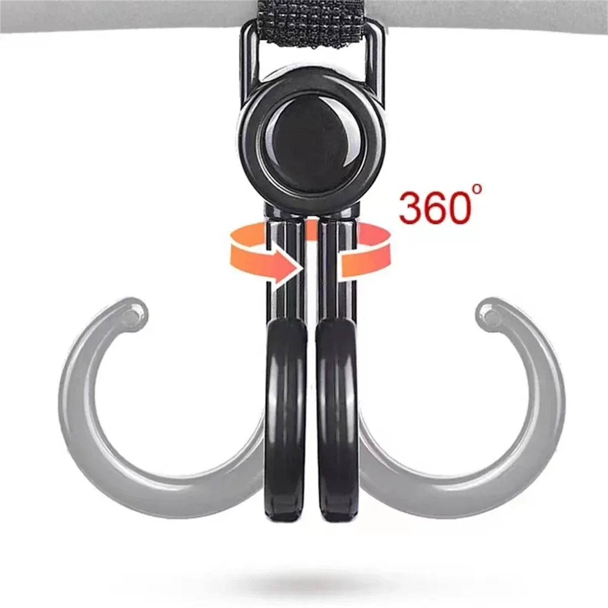 Rotatable Double Hooks Baby St - Travel Accessories Baby ulasan dan harga