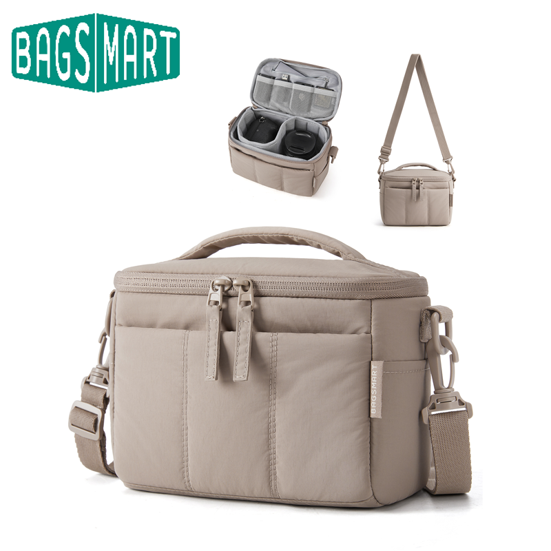 BAGSMART Padded Camera Shoulde - Camera Bag Travel ulasan dan harga