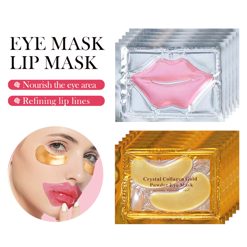 10/20pcs Golden Crystal Collag - Travel Accessories Set ulasan dan harga