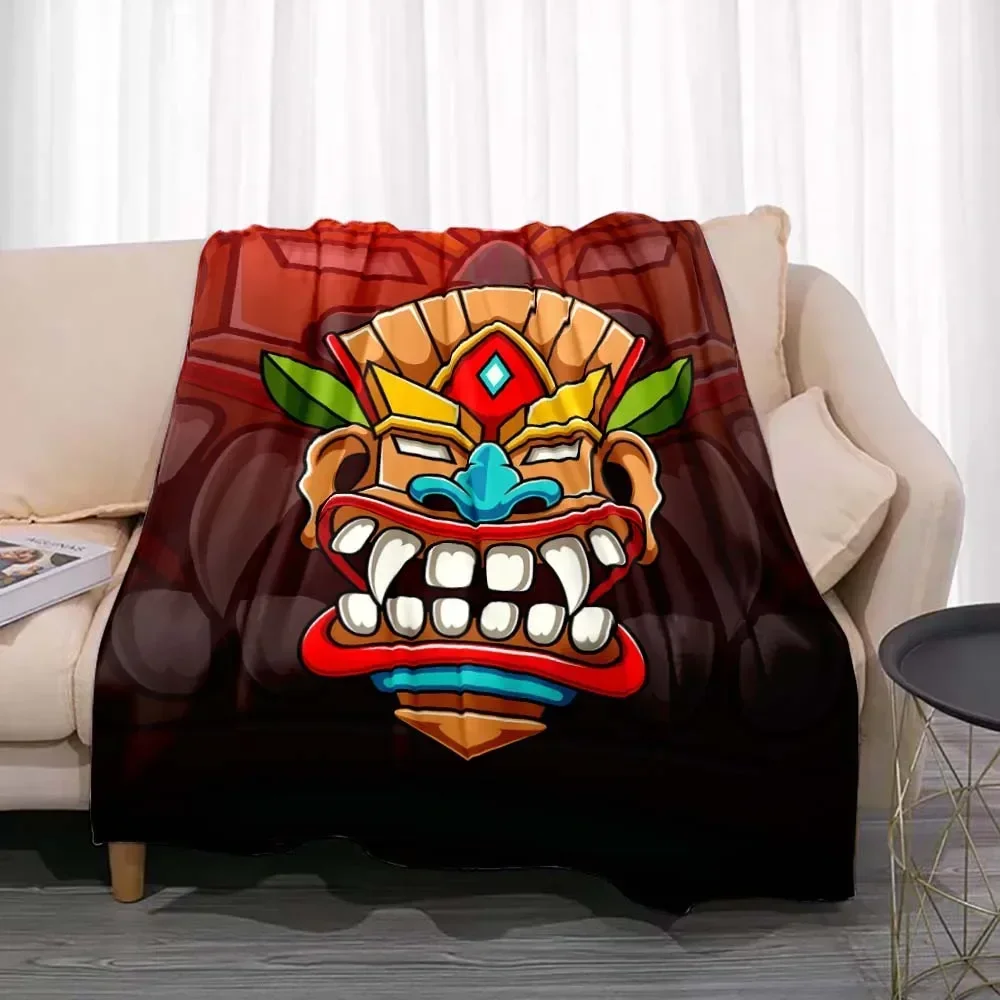 Tiki Bar Fashion Flannel Throw - Travel Accessories Hawaii ulasan dan harga
