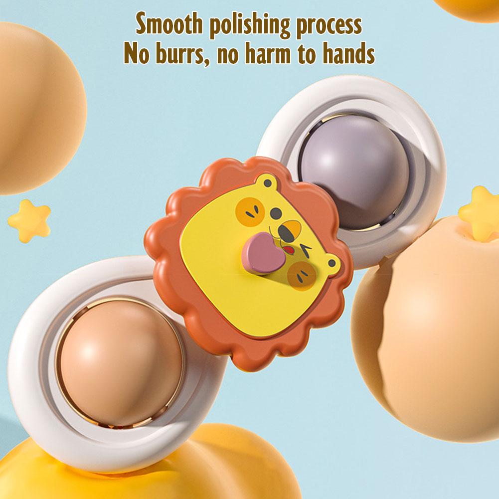 3PCS Suction Cup Rotating Toy  - Travel Accessories Baby ulasan dan harga