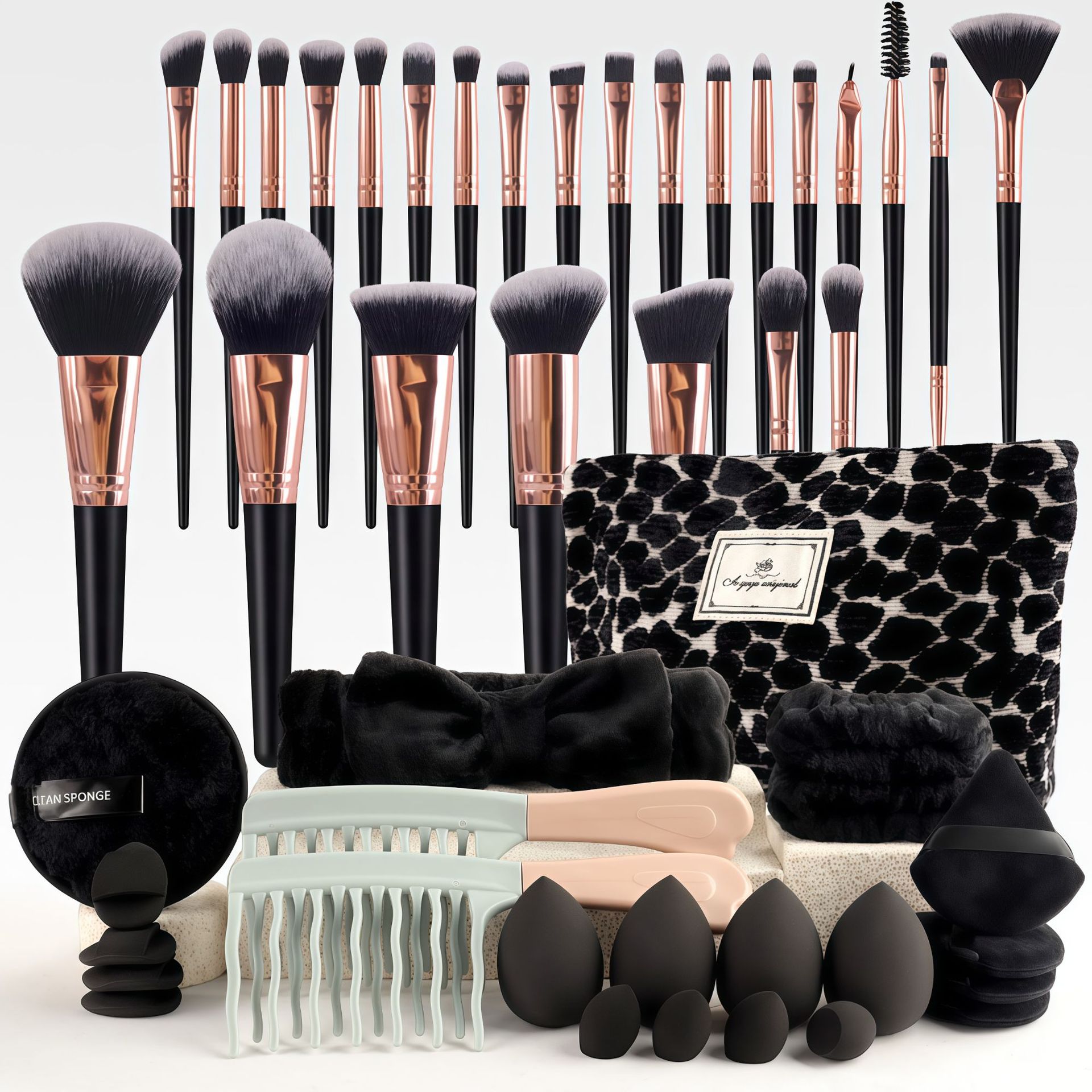 Makeup Brush Set Chic Fragranc - Travel Accessories Set ulasan dan harga