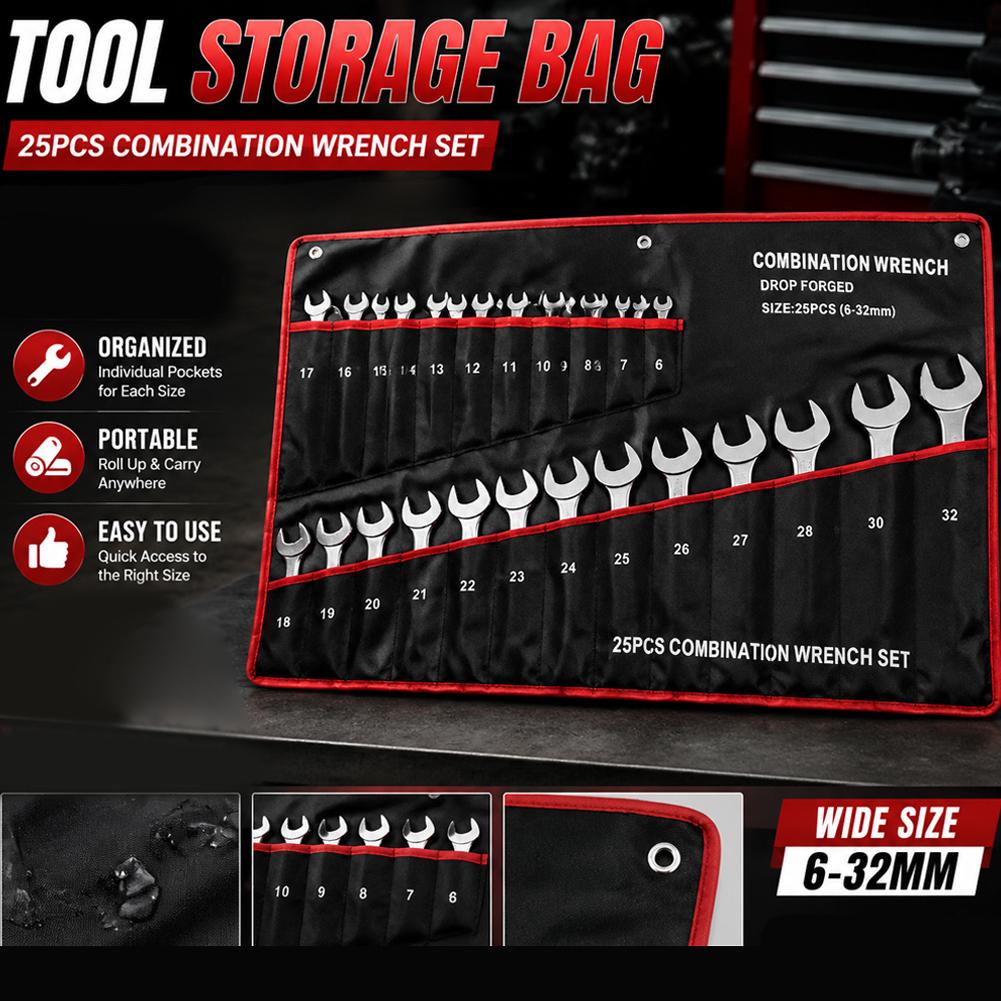 Canvas Wrench Roll Up Tool Bag - Travel Router Accessories ulasan dan harga
