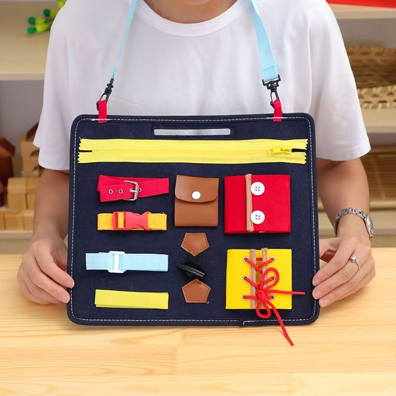 Montessori Busy Board for Todd - Travel Accessories For Toddlers ulasan dan harga
