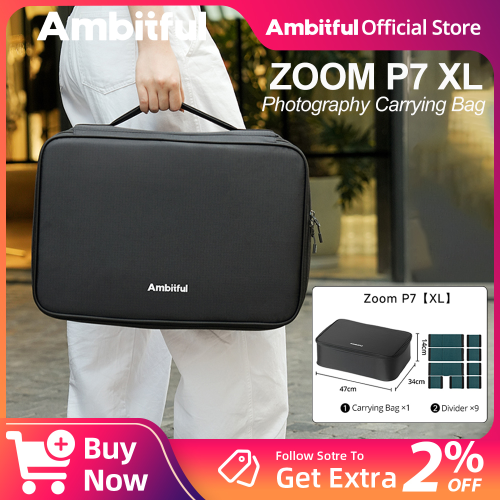 Ambitful ZOOM P7II XL Photogra - Camera Bag Travel ulasan dan harga