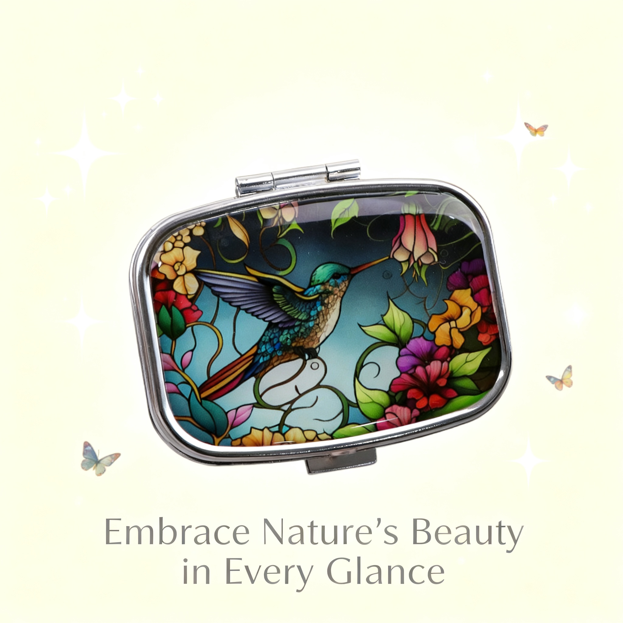 Cute Bird Cartoon Travel Pill  - Travel Accessories Box ulasan dan harga