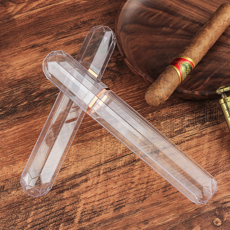 Acrylic Travel Cigar Tube Fash - Travel Accessories Box ulasan dan harga