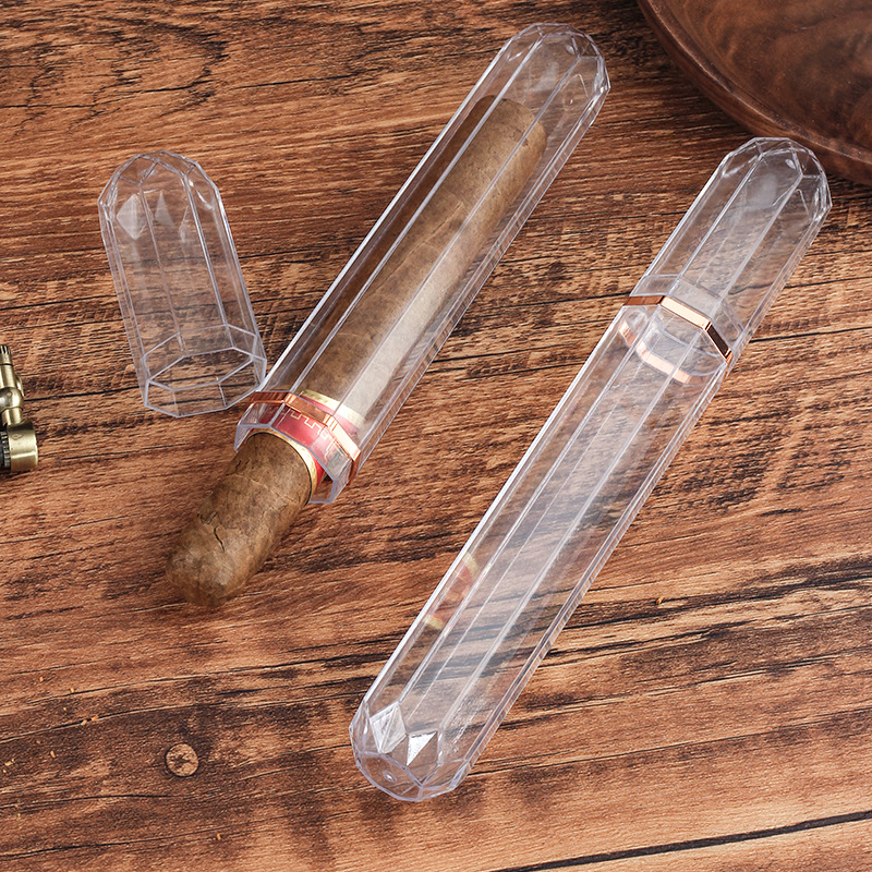 Acrylic Travel Cigar Tube Fash - Travel Accessories Box ulasan dan harga
