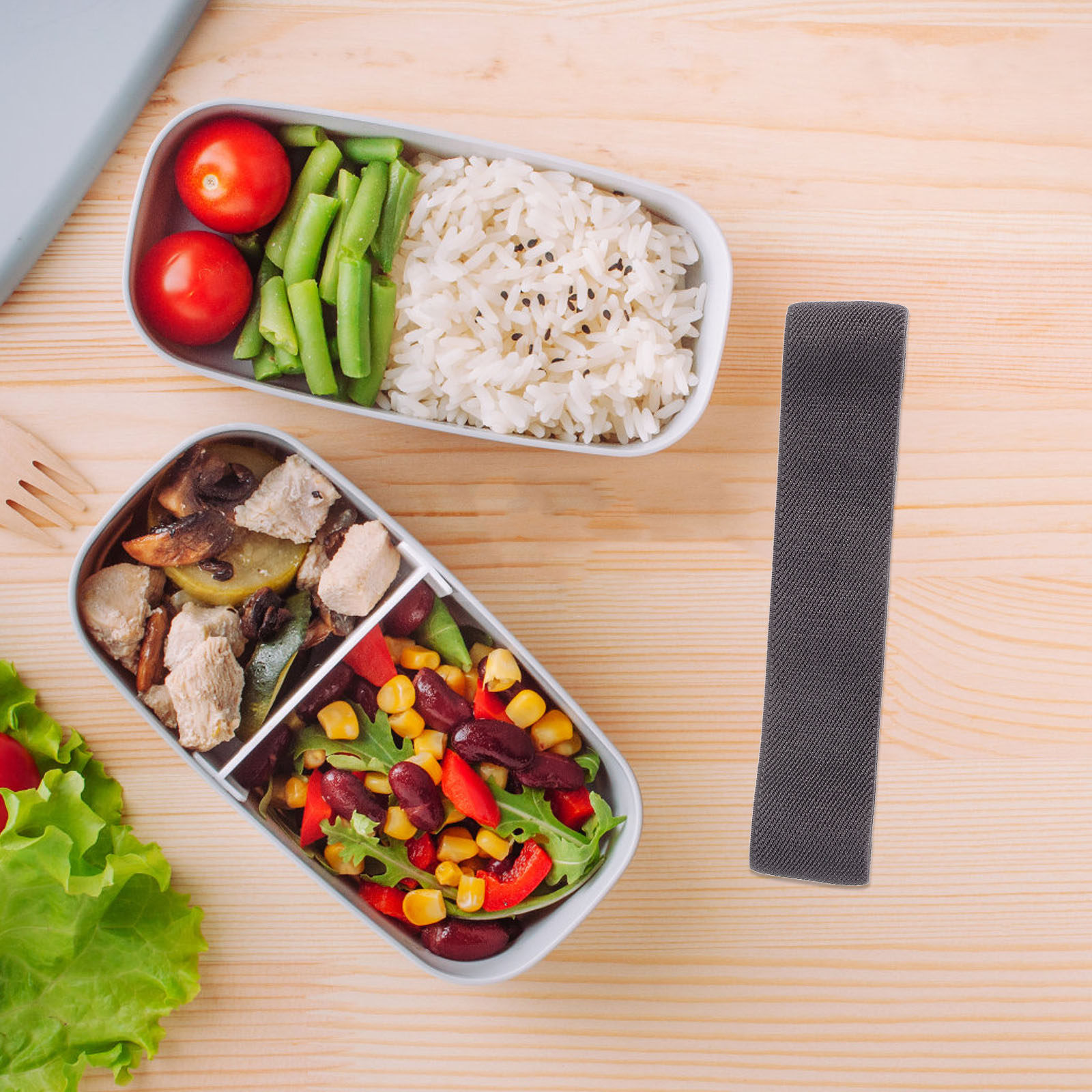 4Pcs Replacement Elastic Lunch - Travel Accessories Box ulasan dan harga