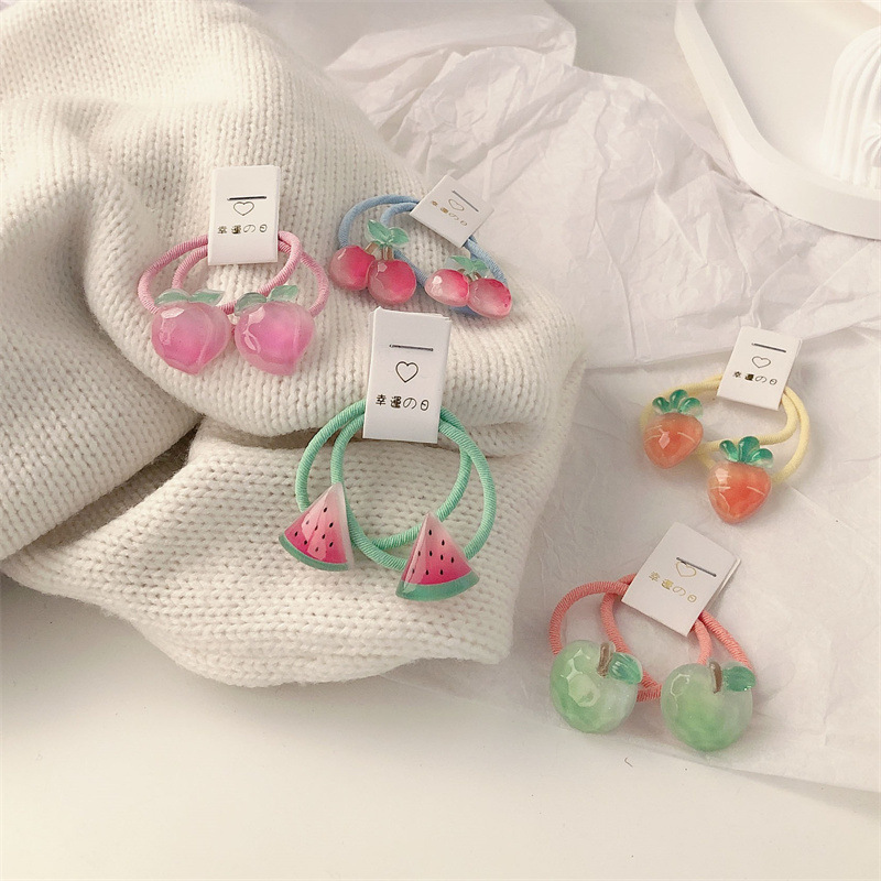 Kids Carrot Hair Ties 5 Pair N - Travel Accessories For Toddlers ulasan dan harga