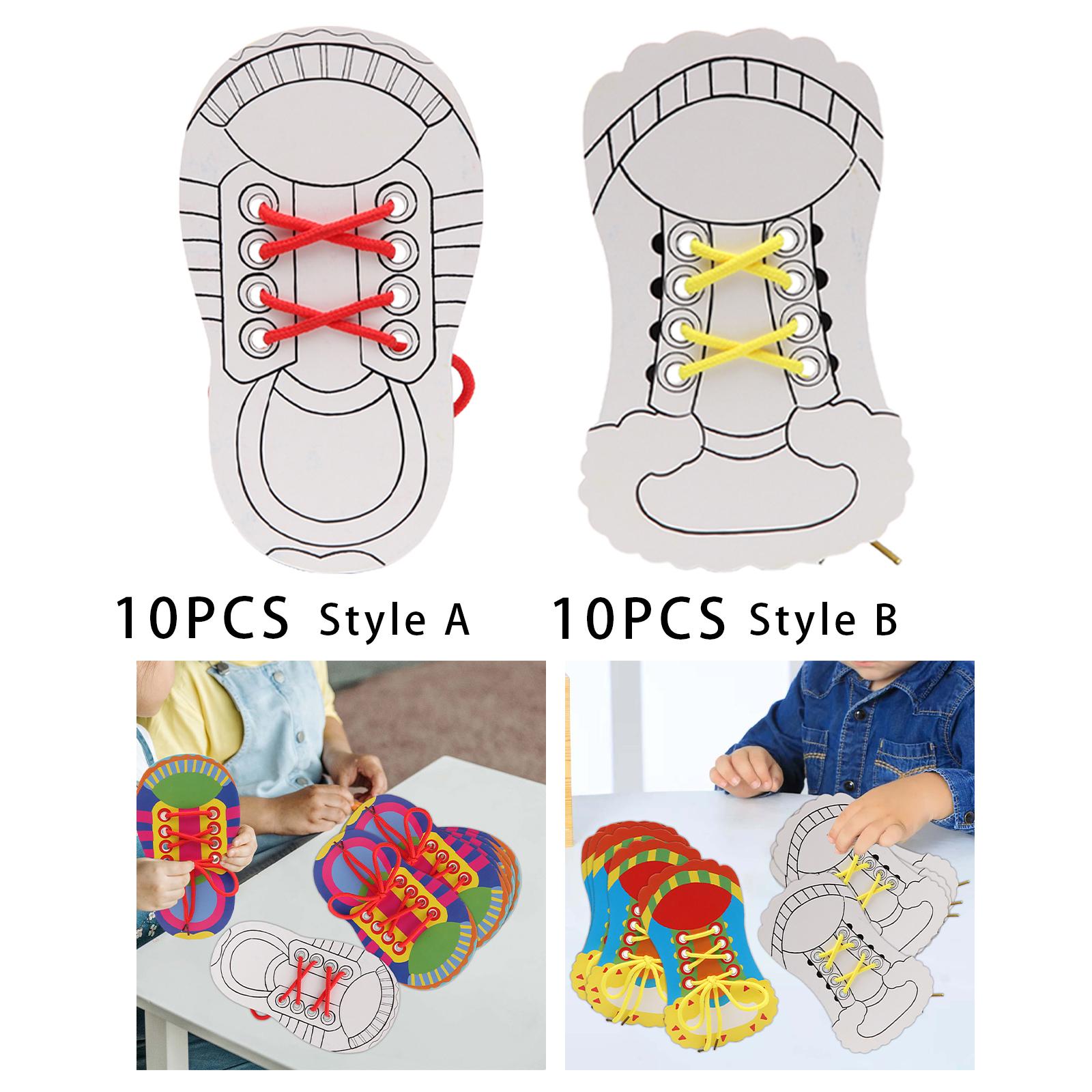 10 Pieces Child Busy Board Tie - Travel Accessories For Toddlers ulasan dan harga