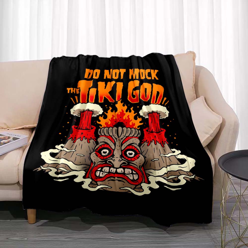 Tiki Bar Fashion Flannel Throw - Travel Accessories Hawaii ulasan dan harga