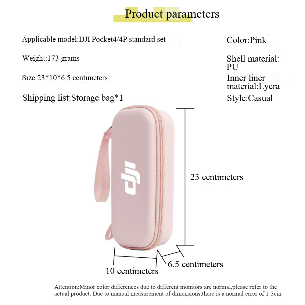 Storage Bag For DJI Pocket 4 P - Camera Bag Travel ulasan dan harga