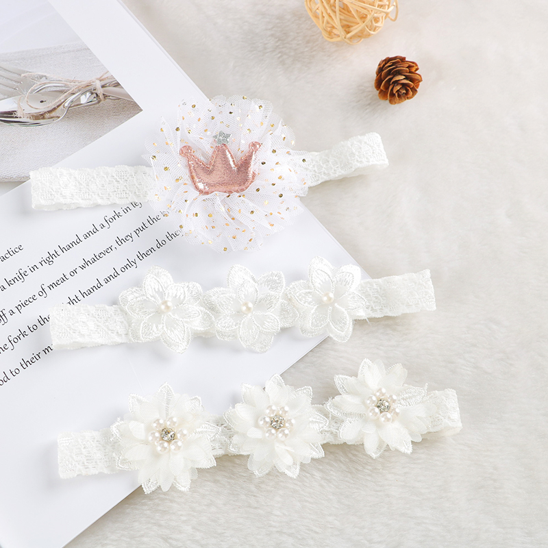 Baby Headband Flower Bows Crow - Travel Accessories Baby ulasan dan harga
