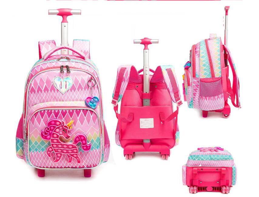School Rolling Backpack Set fo - Travel Router Accessories ulasan dan harga