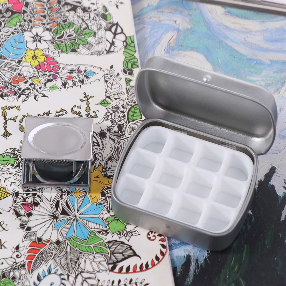 Portable 12/24 Grids Watercolo - Travel Accessories Box ulasan dan harga