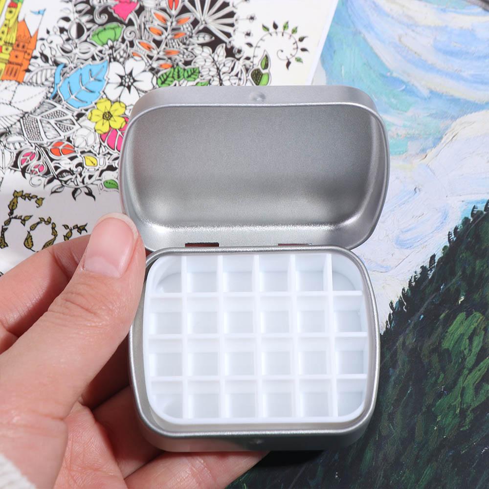 Portable 12/24 Grids Watercolo - Travel Accessories Box ulasan dan harga