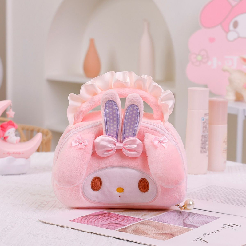 My Melody Plush Handheld Cosme - Camera Bag Travel ulasan dan harga
