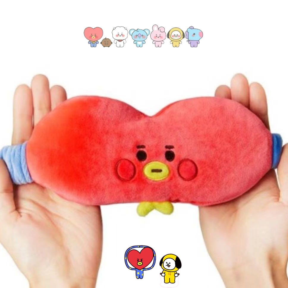 BT21 cartoon cute plush doll e - Travel Accessories Set ulasan dan harga