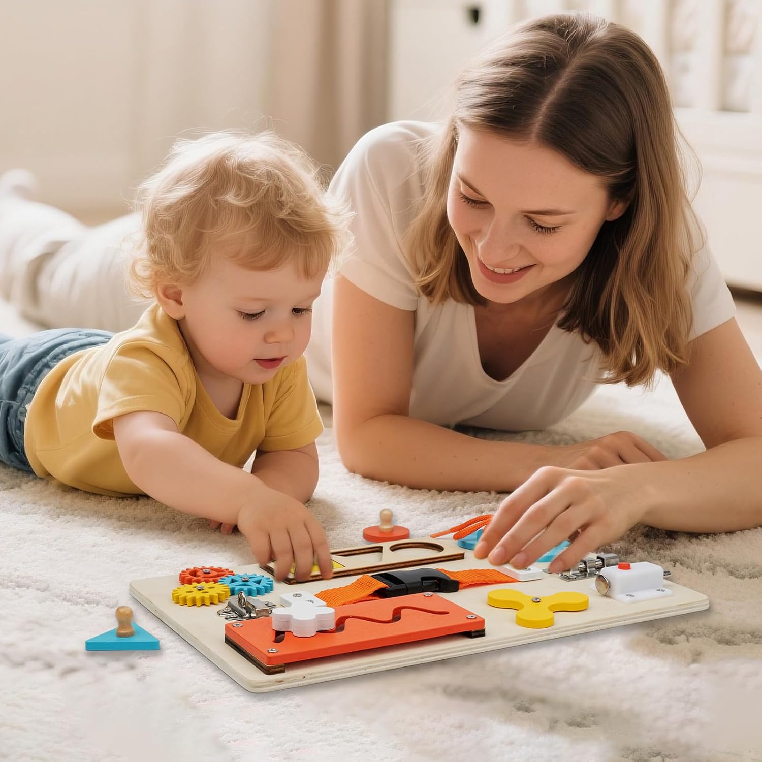Montessori Busy Board for Todd - Travel Accessories For Toddlers ulasan dan harga