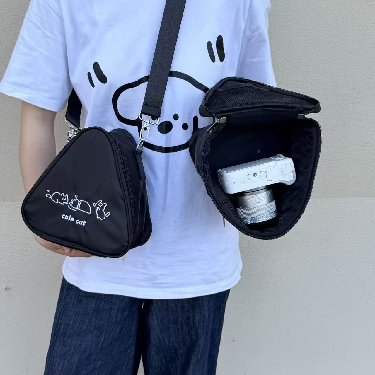 Cute Cartoon High-Appearance T - Camera Bag Travel ulasan dan harga