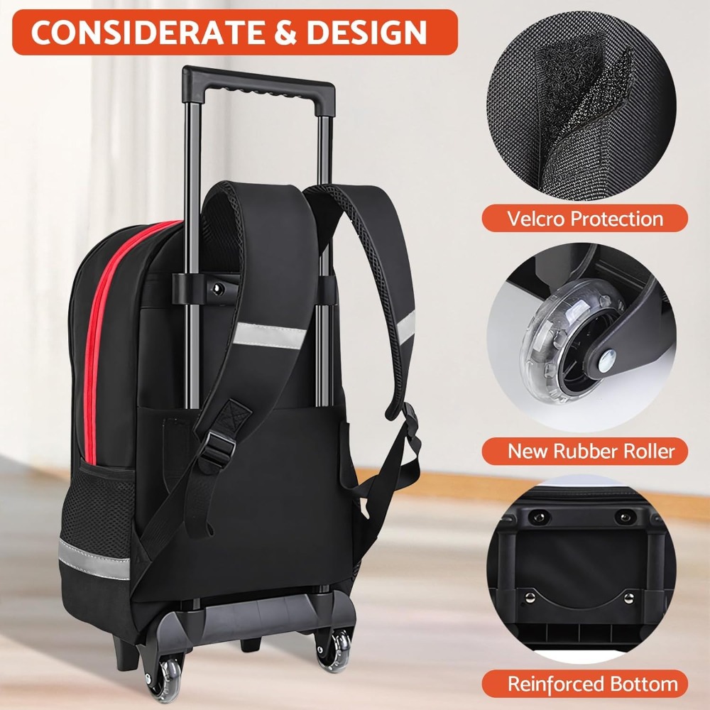3PCS Kids Rolling Backpack for - Travel Router Accessories ulasan dan harga