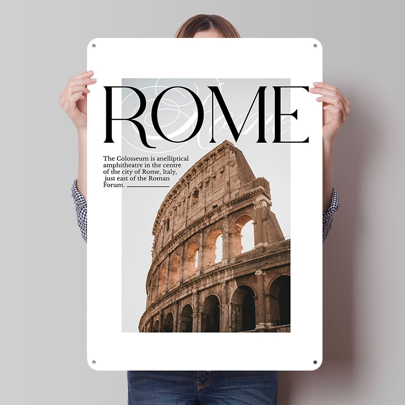 Rome Colosseum Travel Poster C - Travel Accessories Rome ulasan dan harga