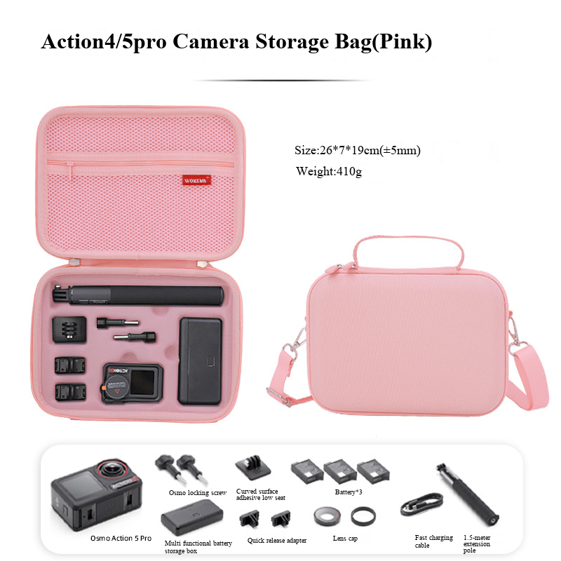 For DJI Osmo Action 3/4/5 pro  - Camera Bag Travel ulasan dan harga