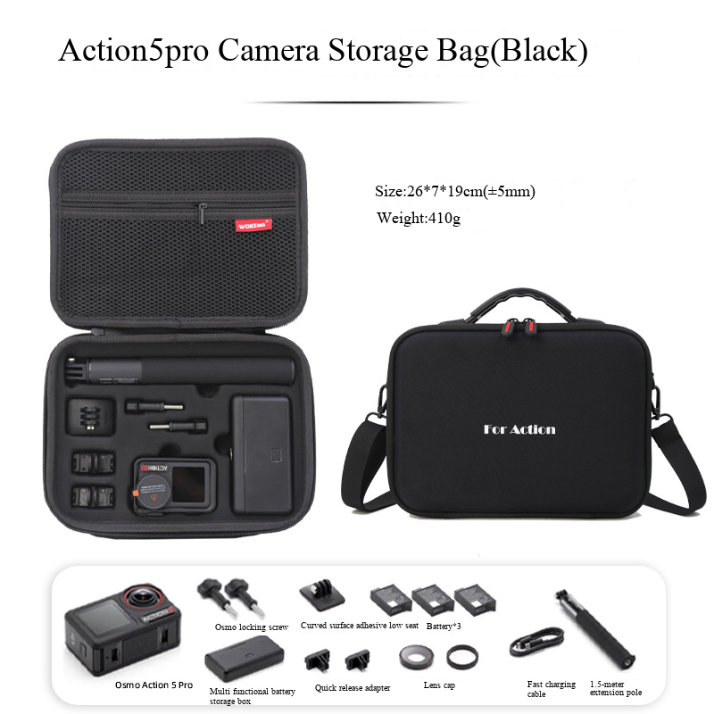 For DJI Osmo Action 3/4/5 pro  - Camera Bag Travel ulasan dan harga