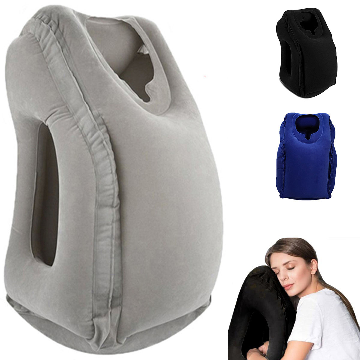 Inflatable Travel Pillow,Trave - Travel Accessories For Long Haul Flights ulasan dan harga
