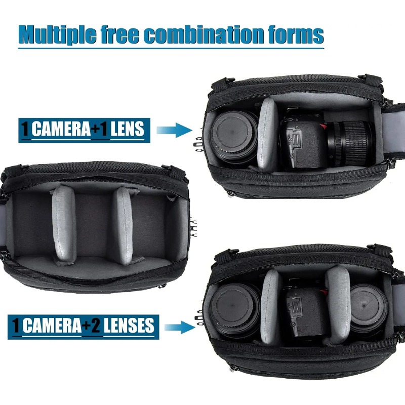 Waterproof One-Shoulder Sling  - Camera Bag Travel ulasan dan harga