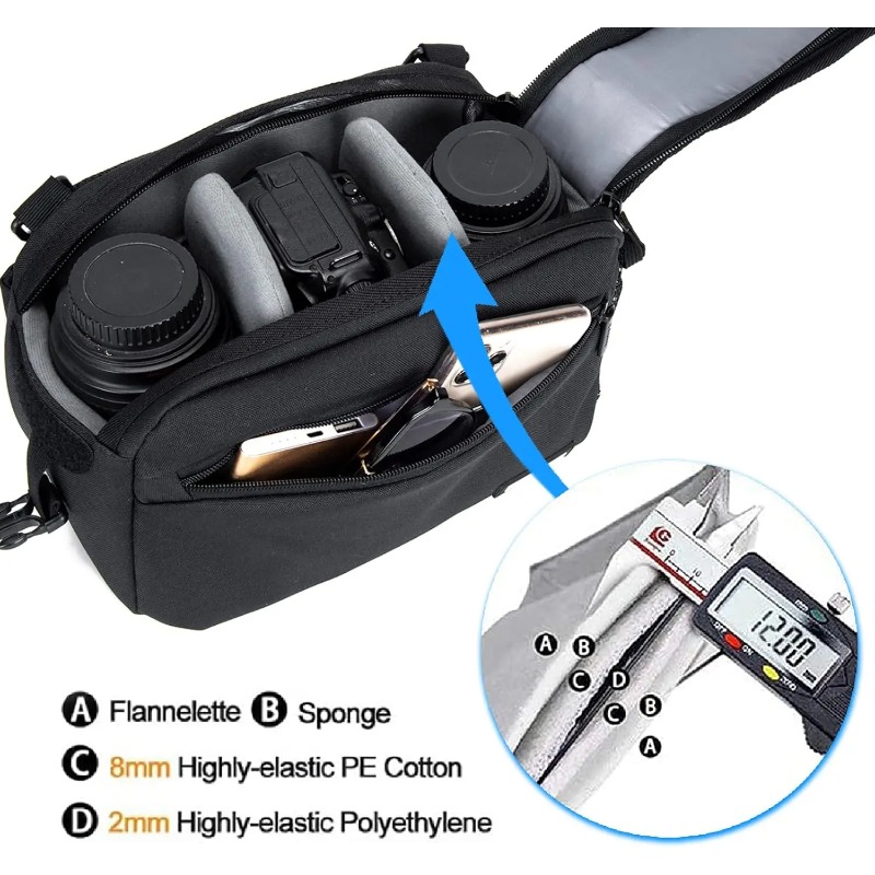 Waterproof One-Shoulder Sling  - Camera Bag Travel ulasan dan harga