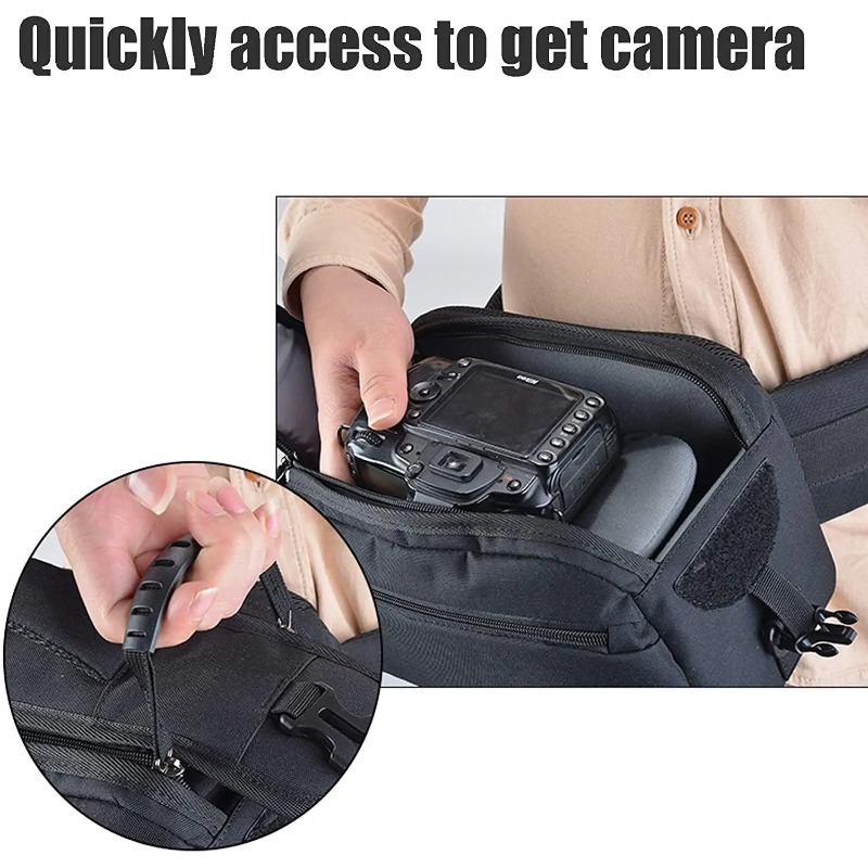 Waterproof One-Shoulder Sling  - Camera Bag Travel ulasan dan harga